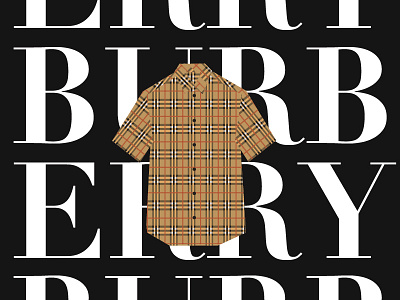 BURBERRY blouse brand branding burberry clothes design flat graphic graphics illustration lettering minimal shirt simple tshirt typography vector website