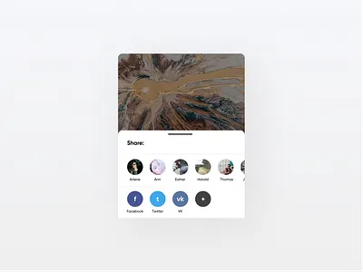 Social share daily ui design minimal share social social share ui ux