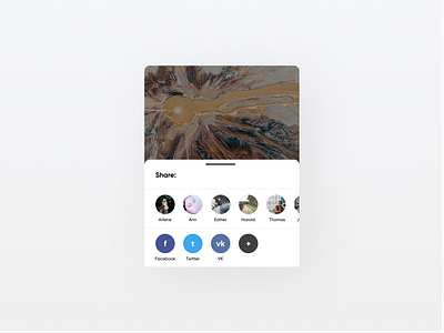 Social share daily ui design minimal share social social share ui ux