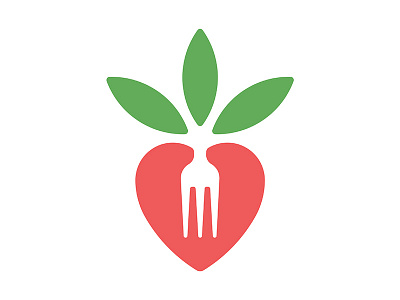 Fresh Food 📌 Logo for Sale berry bloom bulb carrot diet farm fork fresh halm healthy leaf logo natural organic plant radish strawberry vegan vegetables vegetarian