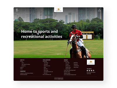 Manila Polo Club - Design Study design study proposal ui ux web web design