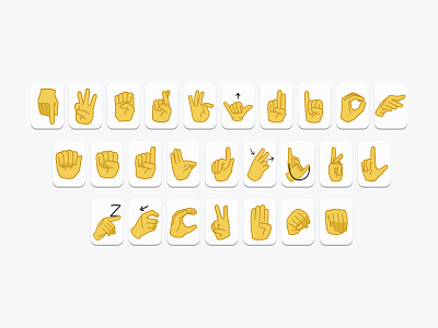 Libras app Keyboard accessibility app design system emojis hands icons keyboard libras symbol ui ui design ux ux design