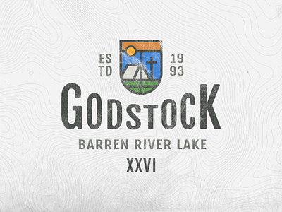 Godstock brand and identity branding church church branding church logo design graphicdesign icon illustration logo typography vector