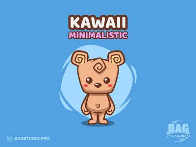 Kawaii Bear bear cartoon cute illustrator kawaii mascot mascot logo tedy bear vector