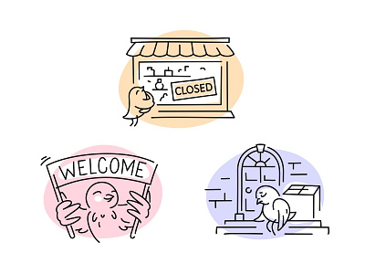 Illustrations5 animal app app icon app illustration bird character fourhands fragrance icons illustration line perfume scentbird stroke vector