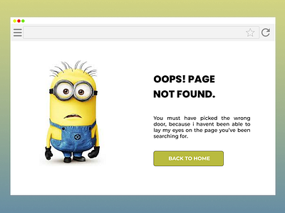 Dailyui 008 404 Page Not Found dailyui design ui ui design ux