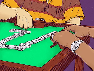 Domino domino dominoes illustrator photoshop play texture venezuela venezuelan