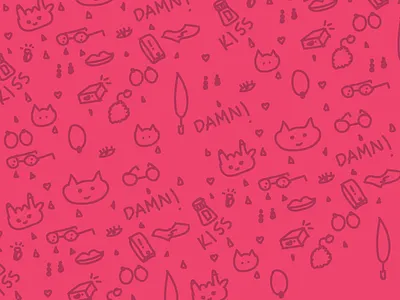 🎁Girly swaggery texture for a box box illustration print texture