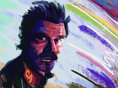 CLOSE THE GATE!!!!1 digitalart hopper illustration jimhopper portrait strangerthings