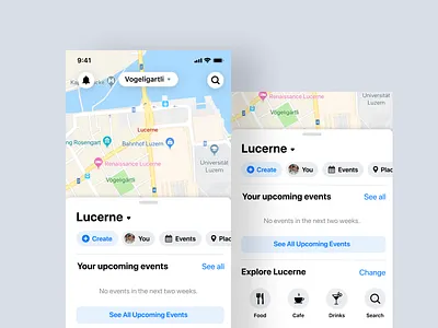 Apple Local App icon ios layout ui ui design ux