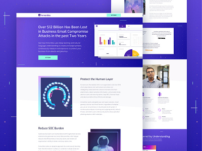 Data & Email Security Landing Page branding conversion design cro design landing page layout ui ui ux ux ux design web web design