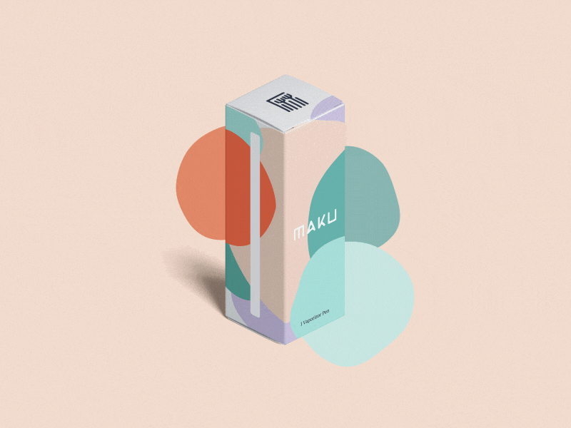 Maku | Packaging Concept after effects animation branding cannabis cannabis packaging cbd cbd oil identity design motion design motion identity