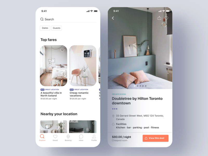 Booking app belost booking hotel minimal travel travel app ui ux