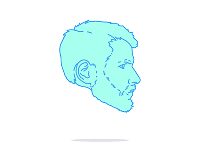 Head Spins animation design illustration