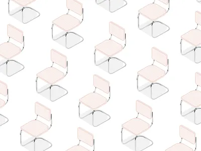 Breuer Chair study bauhaus design furniture furniture app furniture store illustration isometric isometry pattern study vector