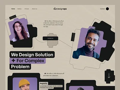 Website design for Design agency agency agency landing page agent best colorful design design website designer dribbble header hero section landingpage minimal mufidul trending uidesign uxdesign webdesign webpage website design