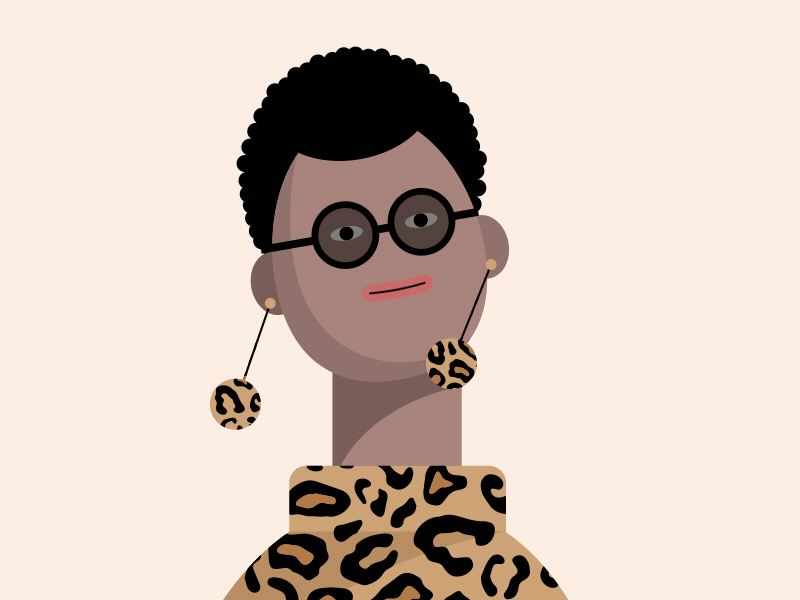 Glass Animals animation character character design design gif animation illustration illustrator leopard motion motion graphics pattern singing sunglasses vector illustration