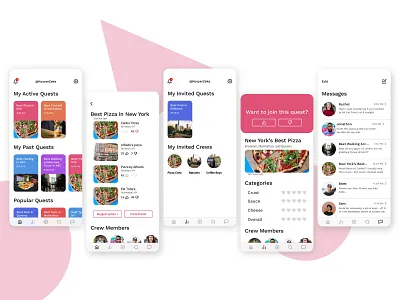 Mobile App - Quest for the Best app apple application branding clean design illustration ios ios 13 ios app ios design iphone iphone xr minimal mobile sketch sketchapp typography ui ux