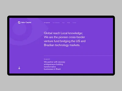 Valor Capital branding design interface ui ui ux ui design ux website