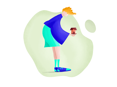 Tenant app illustration apartment app building character device home house illustration ios logo male mobile neel prakhar rental sharma style tenant ui vector