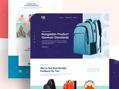 Product Landing page 2019 trend app design clean ui creative dailyui digital marketing agency ecommerce design homepage ios landing page landing page marketing agency minimal mockups product design trendy design ui ux visual design web design