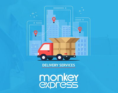 [Website design] Monkey Express Company design product design ui uiux design website design