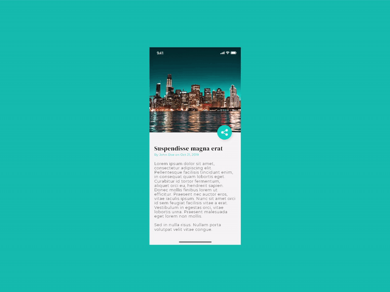 Social Share - Daily UI #010 adobexd dailyui interaction design share button social share ui uidesign uiux uxdesign
