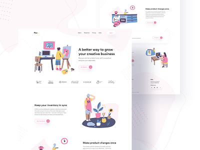 Pluto.. agency agent app branding colorful e commerce freelancer homepage icon illustration landing page logo minimal product typography uinugget uxdesign vector web design website