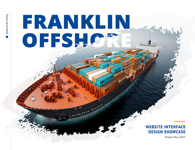 [Website design] Franklin Offshore Company design product design ui uiux design website design