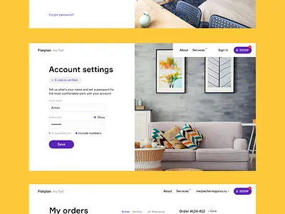 Account Settings Sign Up Form interface interior minimalistic photo picture repair signup page signupform ui ux