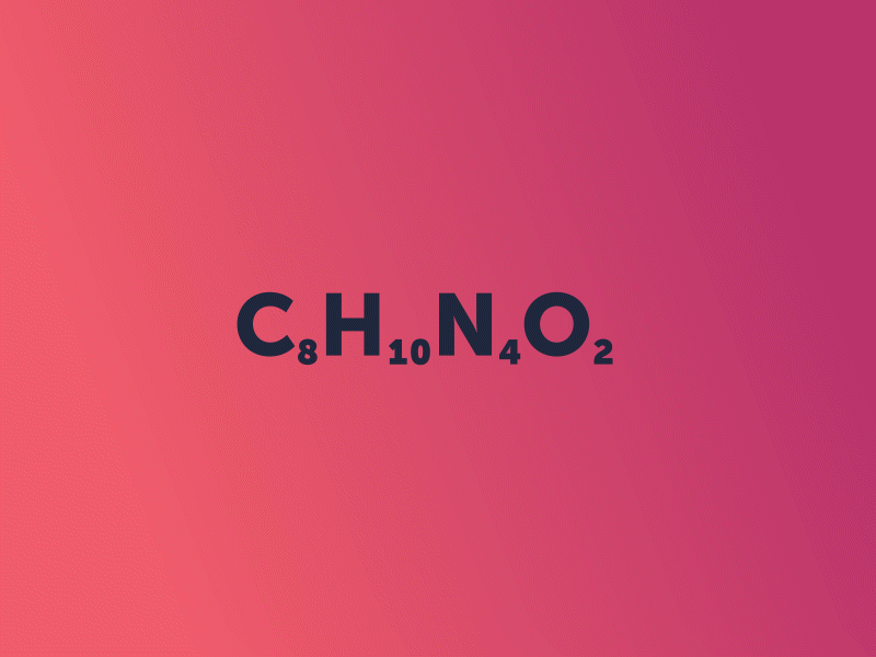 Caffeine Molecule after effects animation caffeine clean coffee molecule motion design vector