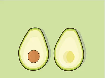 Fruit Collection - Avocado design designer designs flat illustration flatdesign icon design iconography icons illustration vector