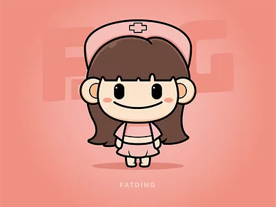 FATDING-Little nurse ai china design game icon illustration illustrator sketch ui