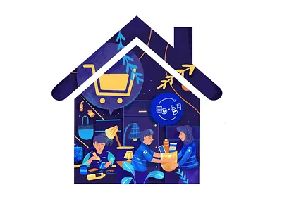 Illustration for Bentara Pustaka aji setiawan ajisetiawan book book cover coverbook design home illustration illustration art illustration design illustration digital illustration home illustrations interface jia one jiaone landingpage shop shopping app shopping cart