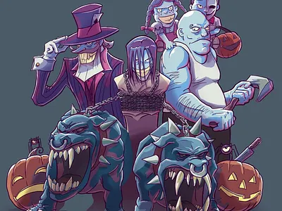Trick or Treat 2d cartoon characters design graphic design halloween illustration illustrator