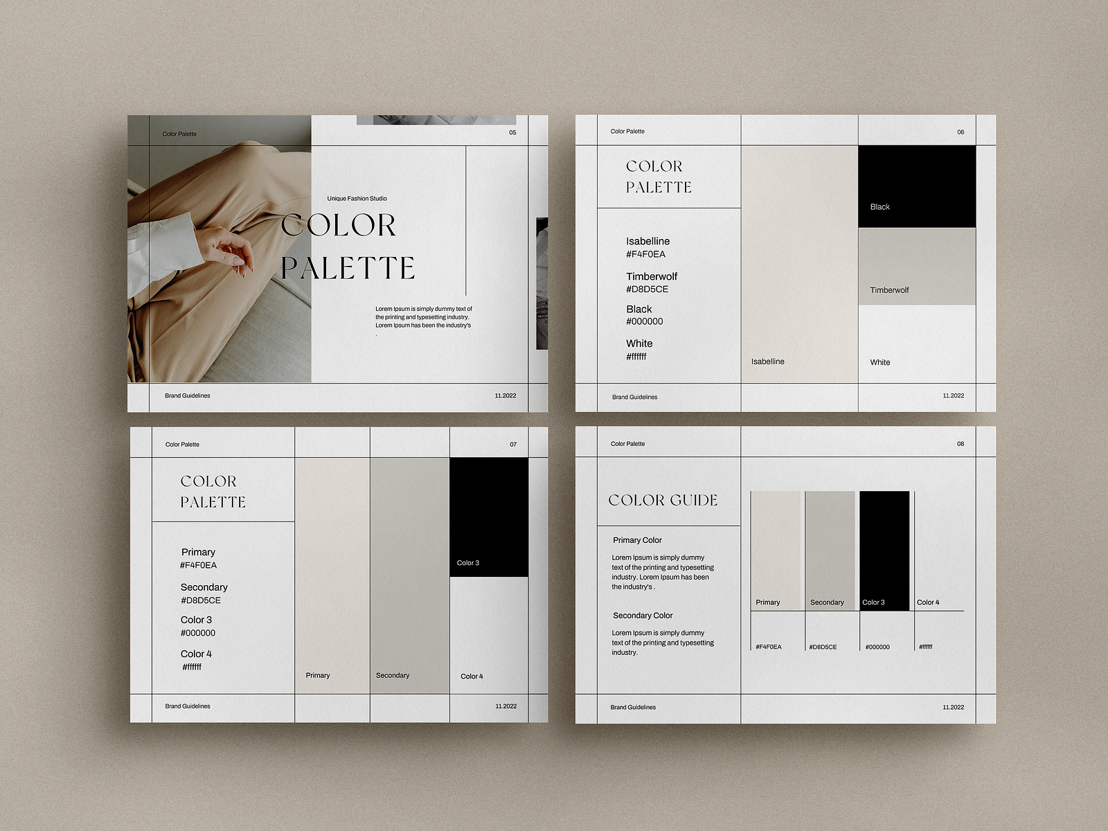 Amano Brand Guidelines Template by Amare Creative on Dribbble