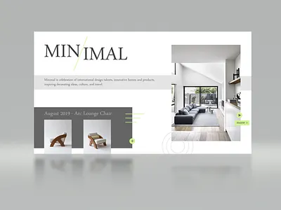 Minimal adobexd adobexduikit animation app branding design font furniture furniture design illustration logo photo app ux vector