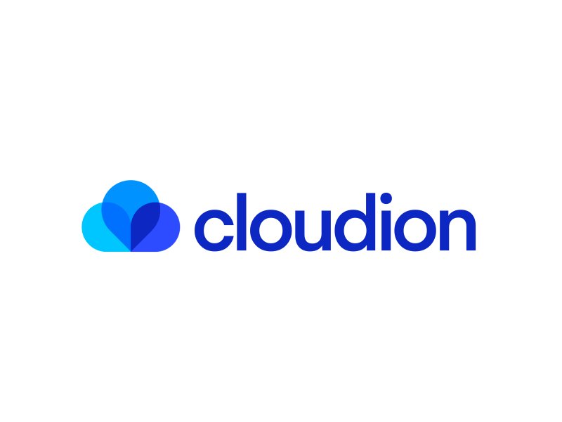 Logo Animation - Cloudion animation blue clean clean logo cloud gif logo minimal