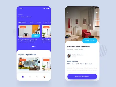 Bubhuk - Real Estate Finder App apartment apartment design clean design hotel app iphonex mobileapp purple real estate realestate ui ux
