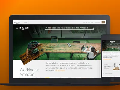 About Amazon responsive web design responsive web design sketch ui web