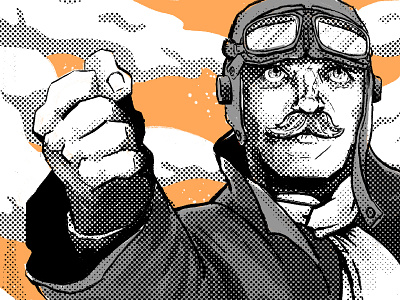 Do Your Bit! illustration pilot poster