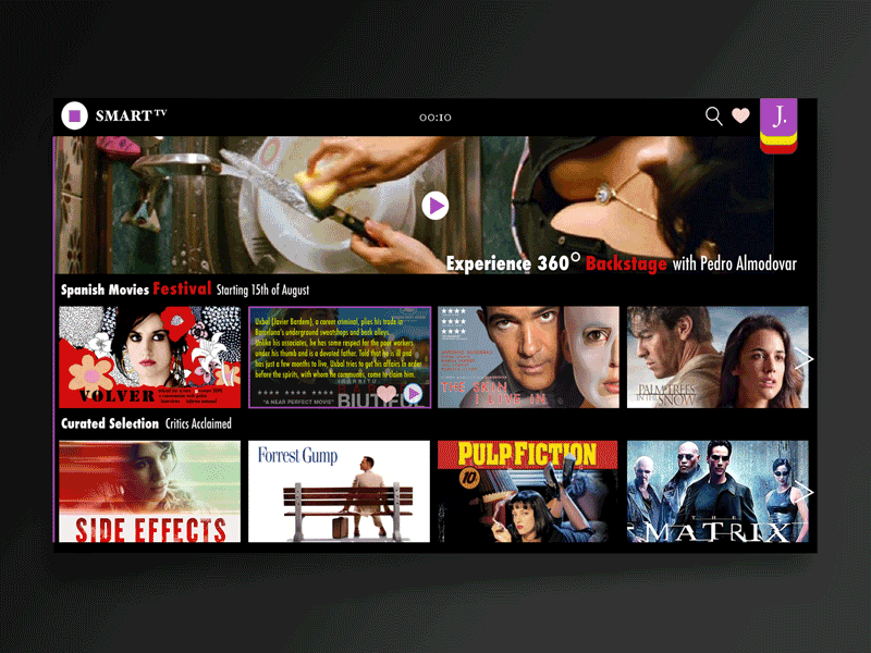 Day 027 Dropdown menu #dailyui dailyui dropdown dropdown menu information architecture smarttv ui design