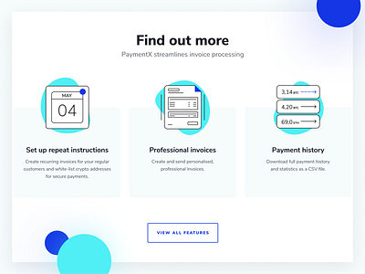 Icons. Branding & Website Design. PaymentX 420 69 branding clean design embacy icons illustration landing landing page landingpage minimal ui website