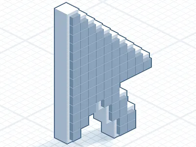 Deploy Frontend arrow cursor icon iso isometric pixel pixelart pixelated pointer sprite