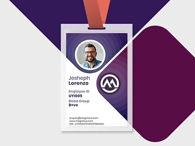 Id Card Design app icon app logo branding design design agency flat graphic graphic design icon id card design identity identity design illustration logo logo a day logo alphabet symbol symbol design symbol icon vector