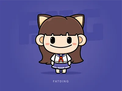 FATDING-Student wear ai china design game icon illustration illustrator sketch ui