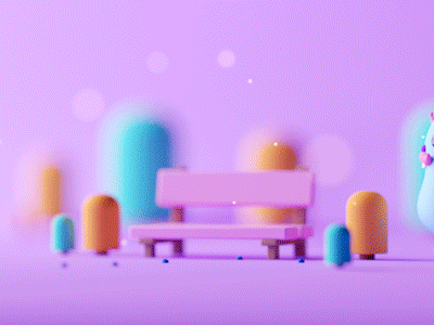 Cute Monster 3d animation c4d cartoon character character design characterdesign cinema 4d game game design illustration isometric low poly lowpoly octane walkcycle