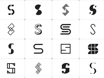 S's branding clean creative design digital flat graphic design icon illustration letter logo logotype logotypes minimal simple simple logo type typography vector