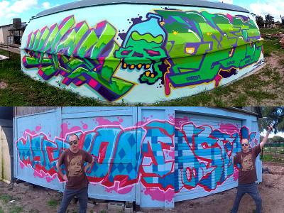 Weekend Graffiti bad company caser ekon ekonsforever graffiti mace rap sprays shady figures snazy fonts