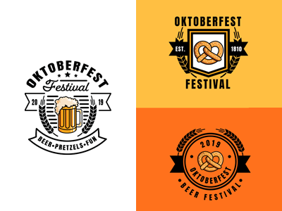 Oktoberfest T-shirt Graphics 2019 beer can beer festival graphic design october oktober oktober festival oktoberfest pretzel t shirt t shirt graphics typogaphy